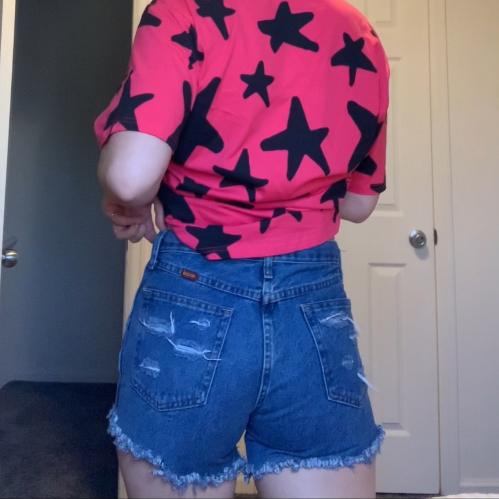 Wrangler Rustlers Cutoff Denim Shorts